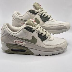  Nike AIR Max 90 Sneakers Phantom Neutral Olive Style FB9657-002 Mens Sz 10